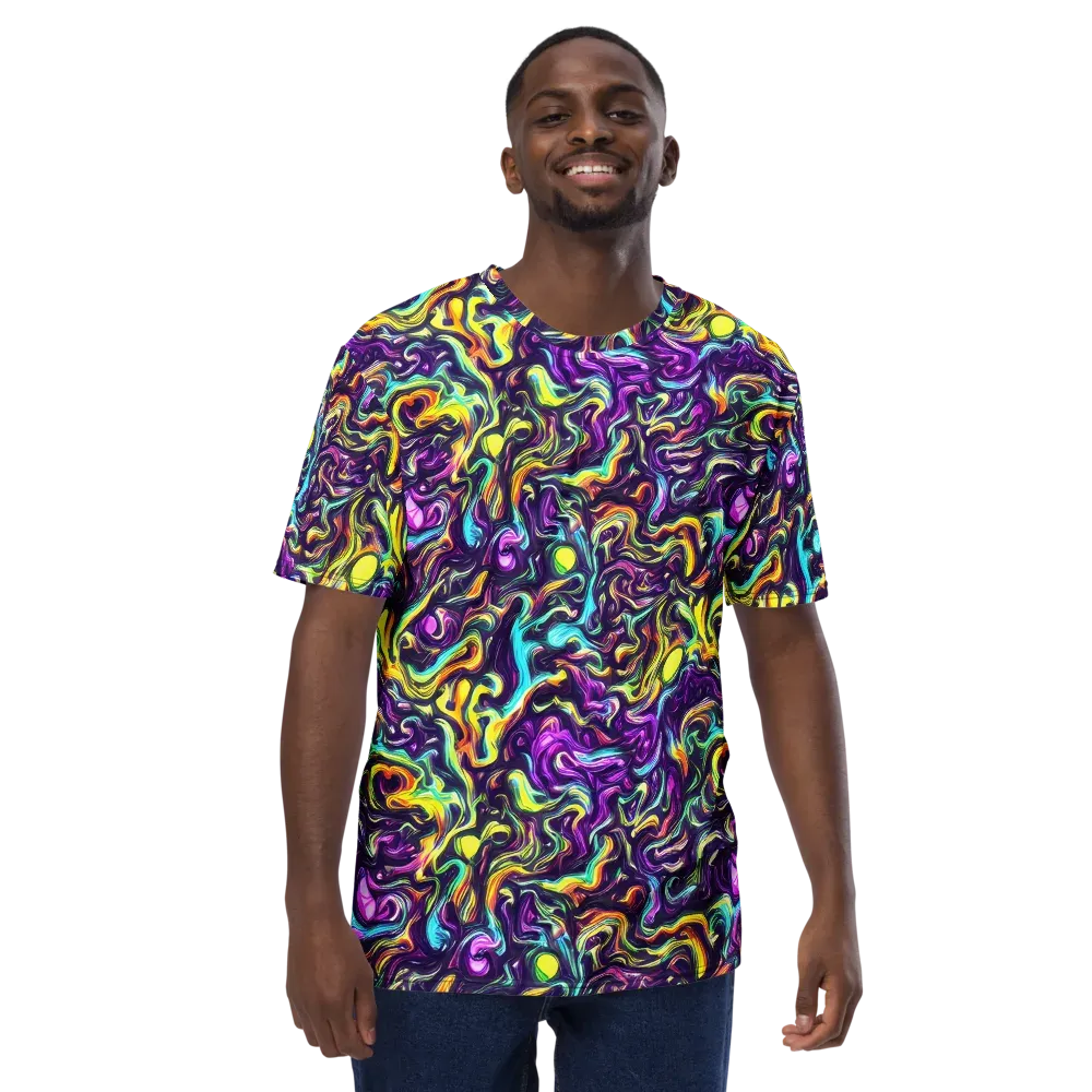 Violet Riverstone on Men's Crew Neck T-Shirt — Front