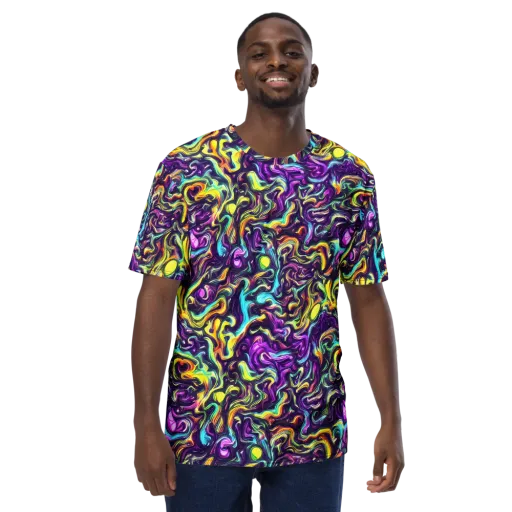 Violet Riverstone on a Men's Crew Neck T-Shirt