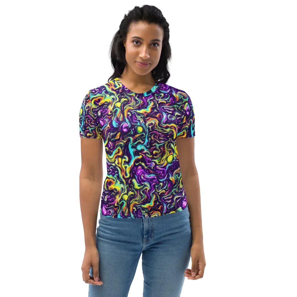 Violet Riverstone on Women's Crew Neck T-Shirt — Front