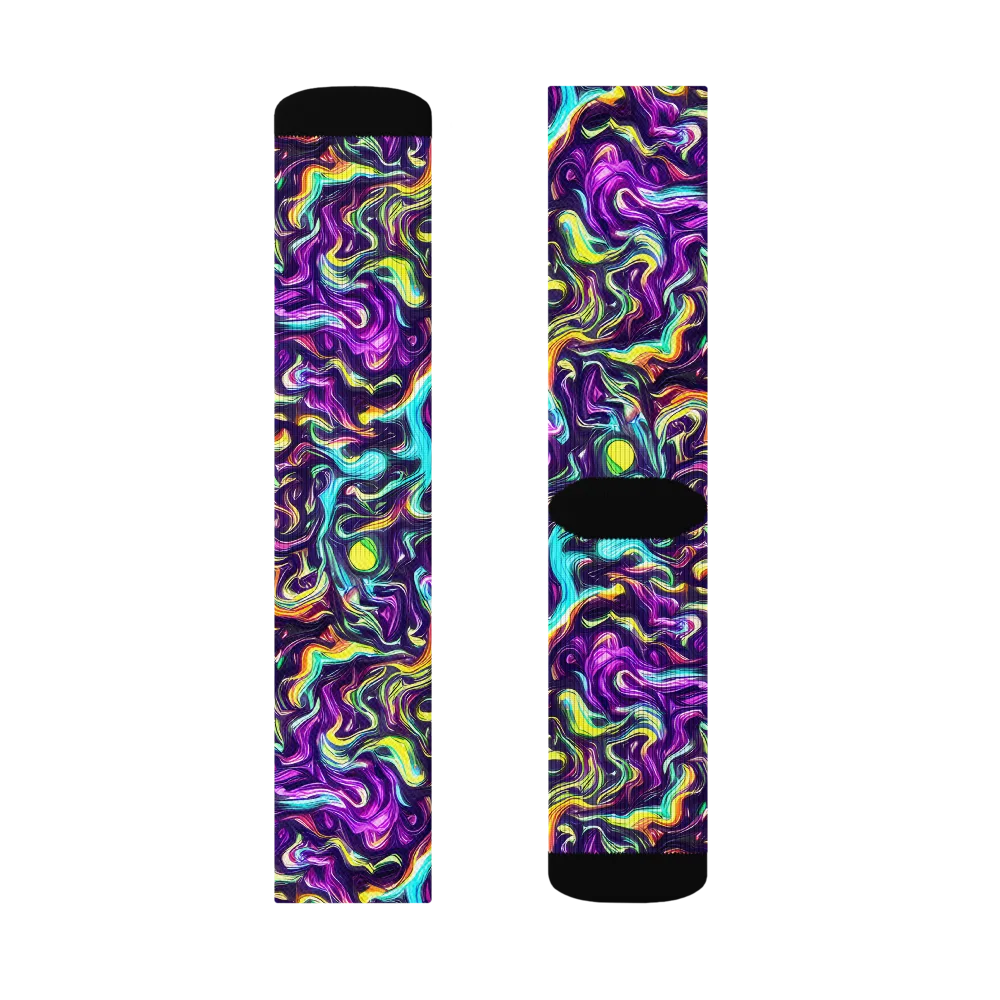 Violet Riverstone on Socks — Right Sock