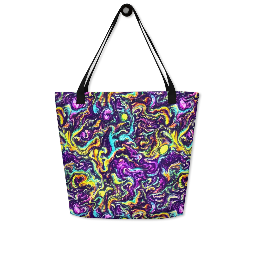 Violet Riverstone on Large Tote Bag W/ Pocket — Front
