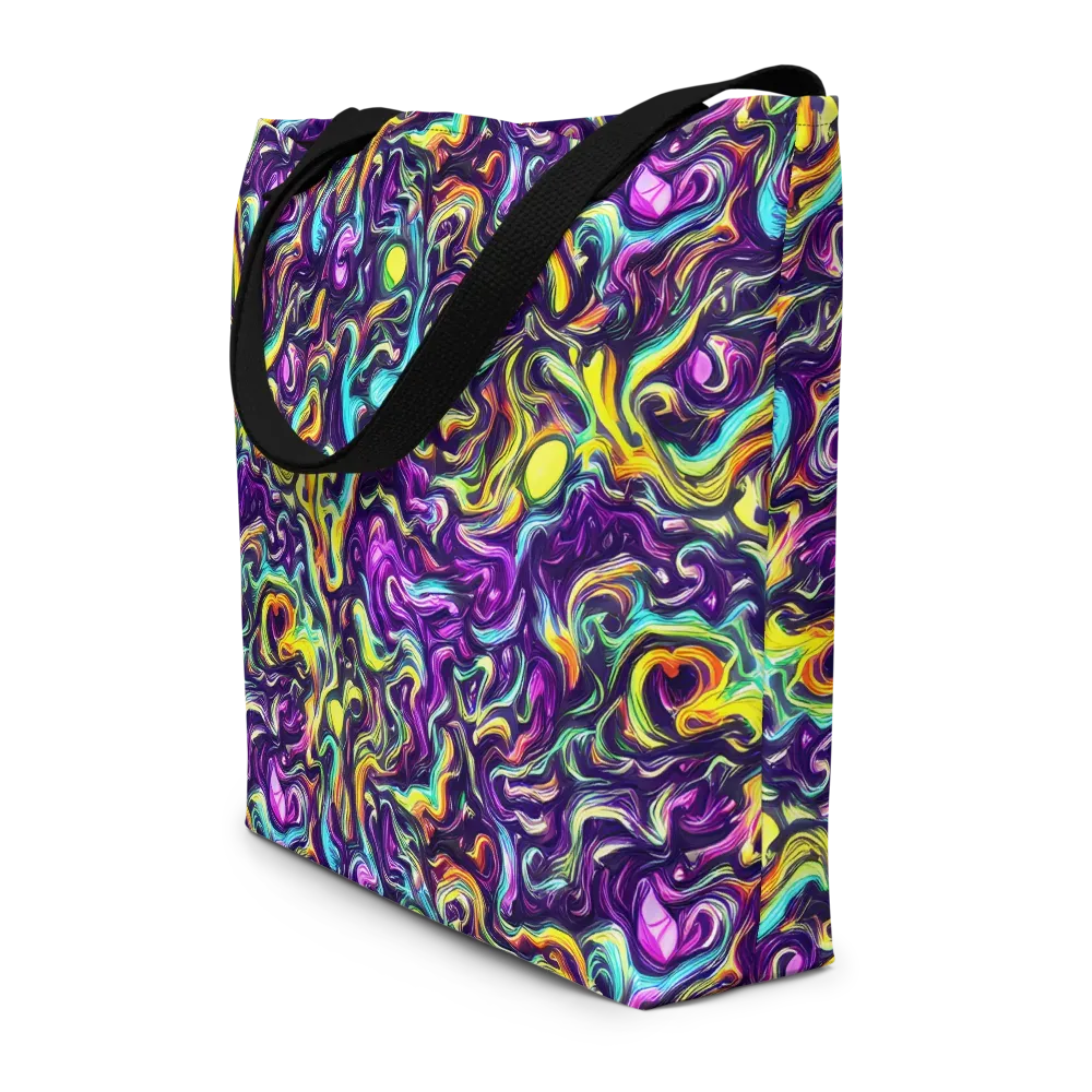 Violet Riverstone on Large Tote Bag W/ Pocket — Front