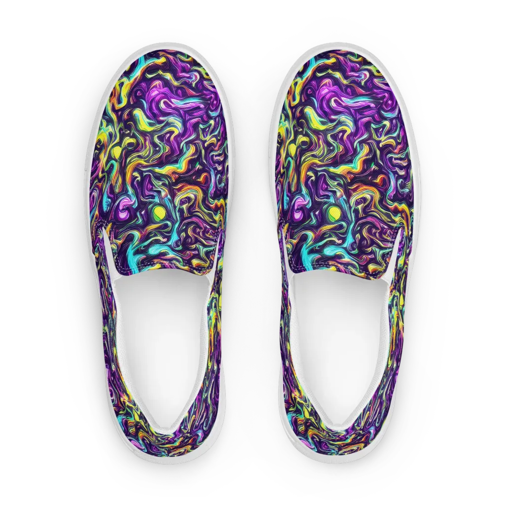 Violet Riverstone on Women's Slip-On Canvas Shoes — Front