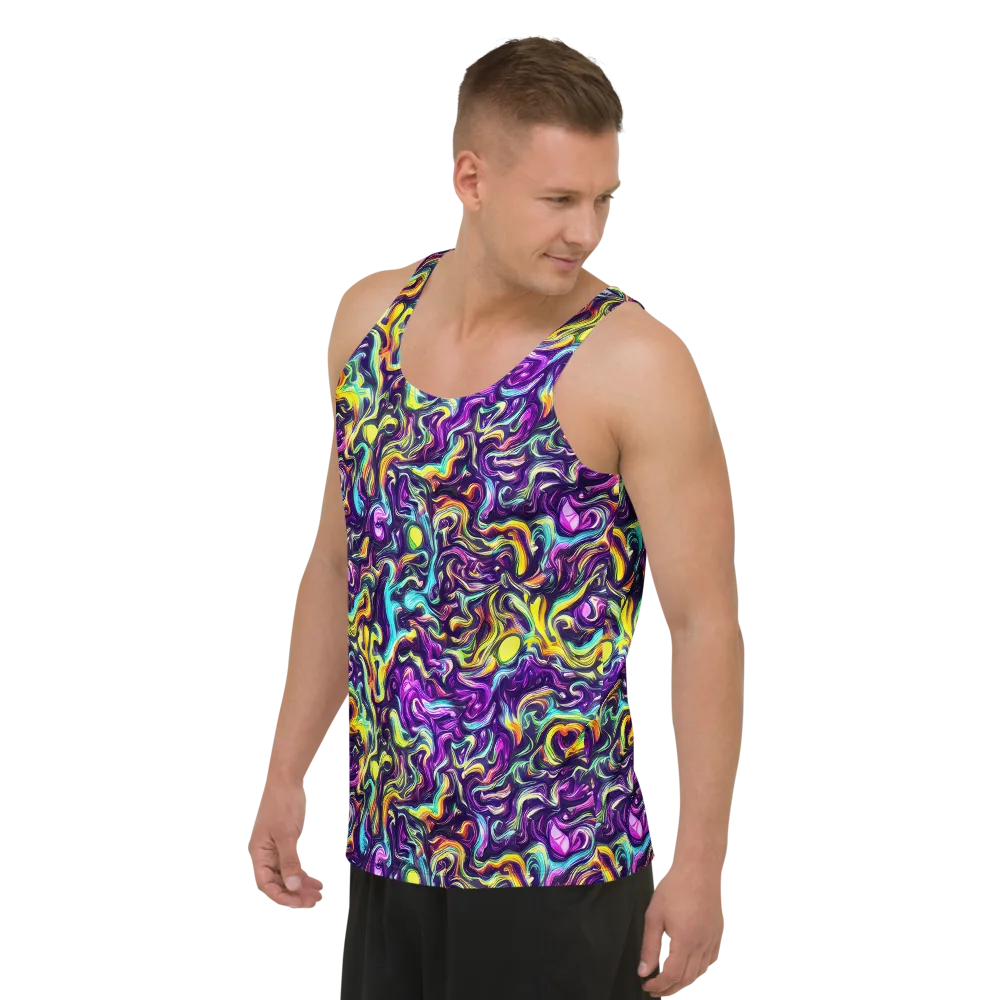 Violet Riverstone on Men's Tank Top — Left Front