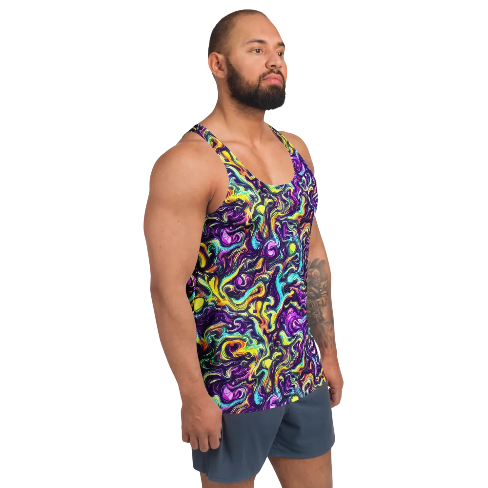 Violet Riverstone on Men's Tank Top — Right Front