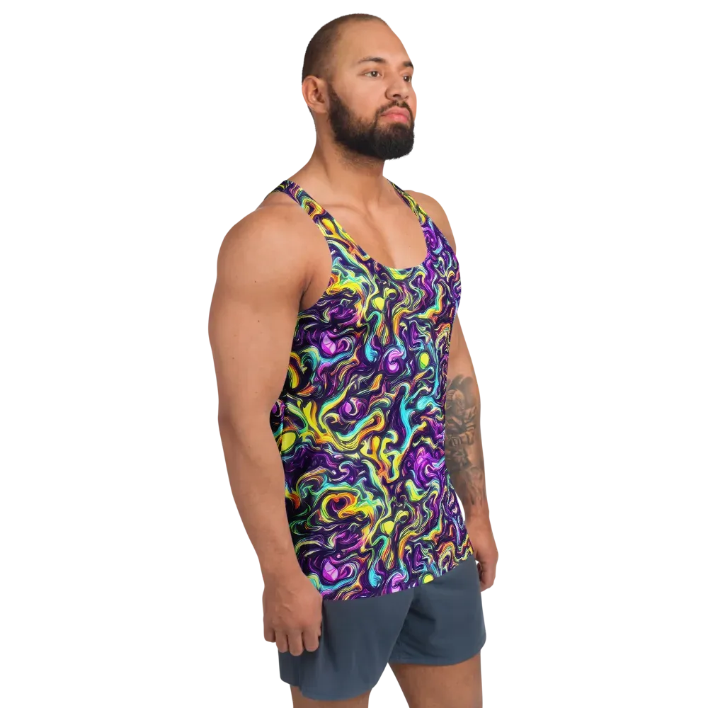 Violet Riverstone on Men's Tank Top — Right Front