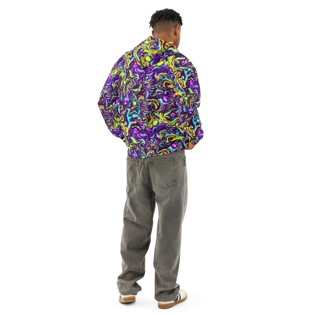 Violet Riverstone on Cotton Hoodie — Back