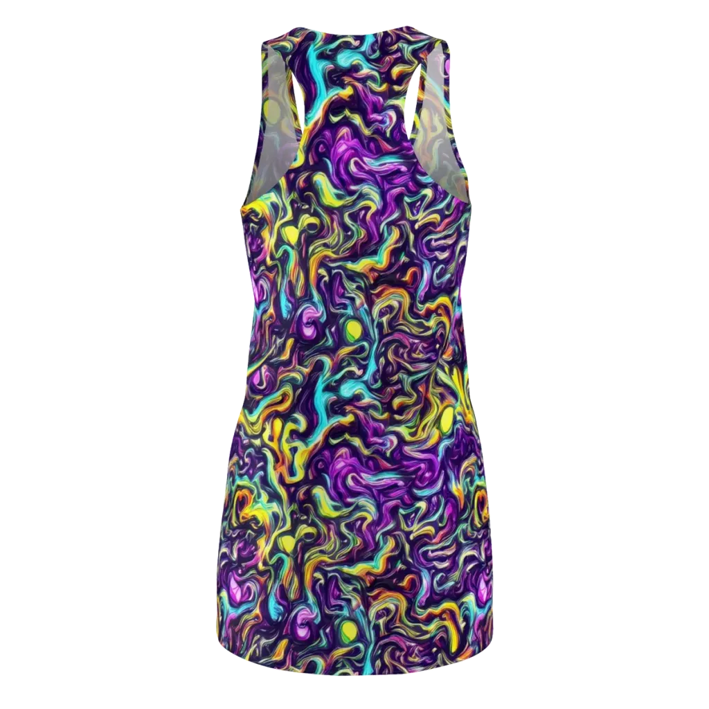 Violet Riverstone on Racerback Dress — Back