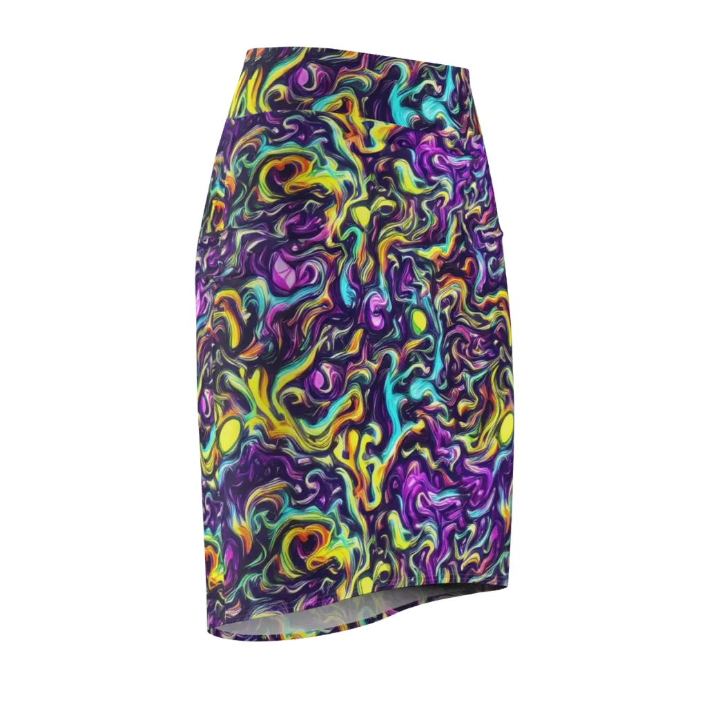 Violet Riverstone on Pencil Skirt — Front Side
