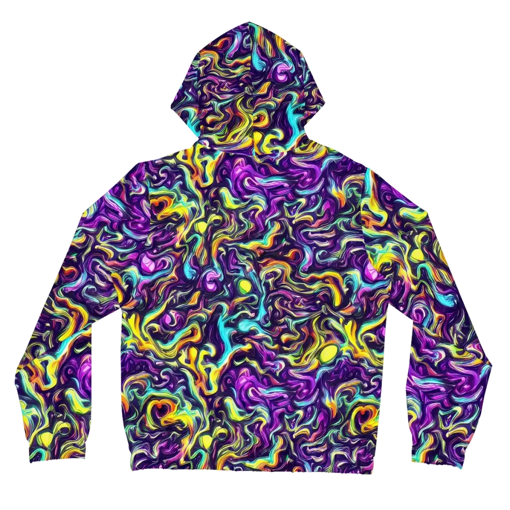 Violet Riverstone on Women's Full-Zip Hoodie — Back