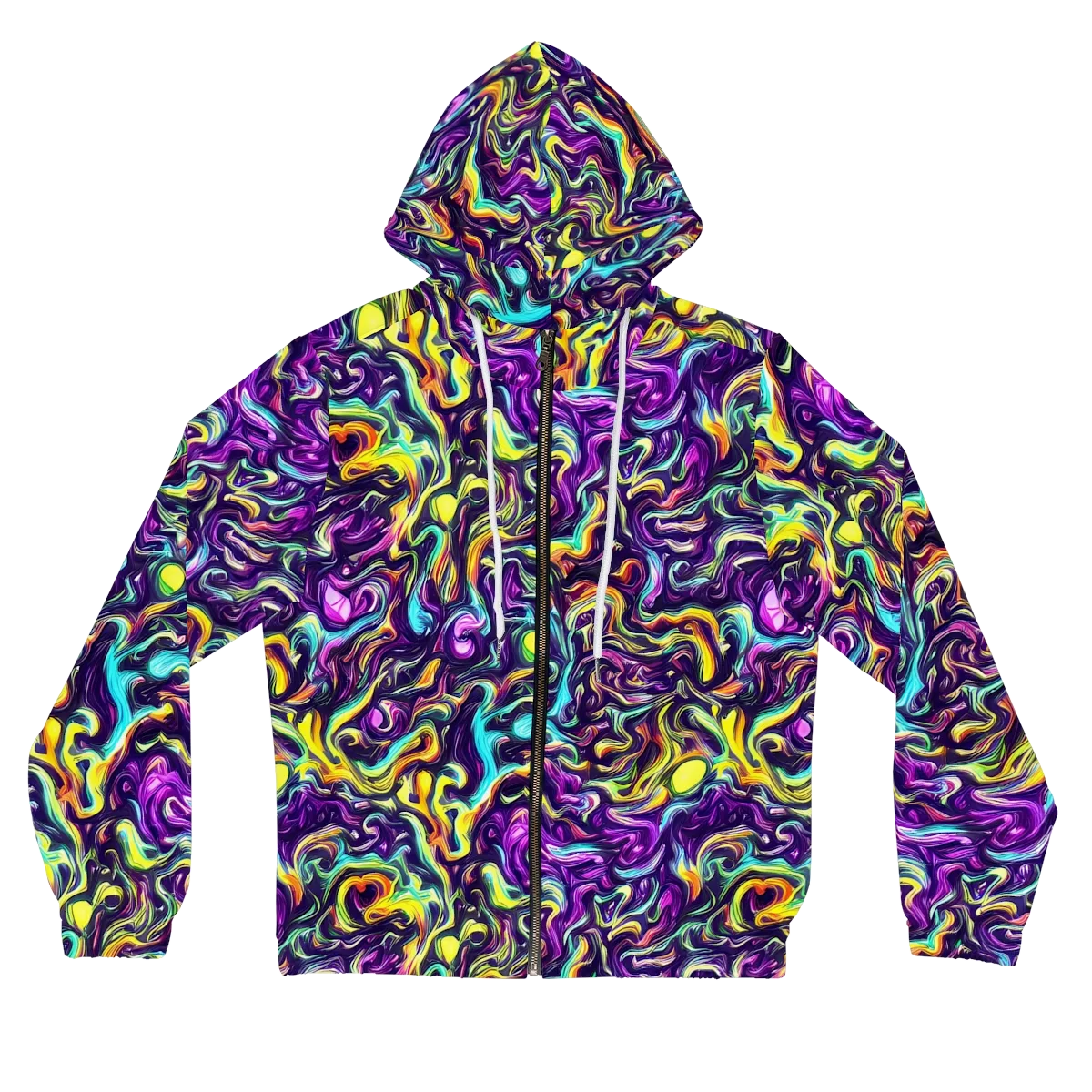Violet Riverstone on Women's Full-Zip Hoodie — Front