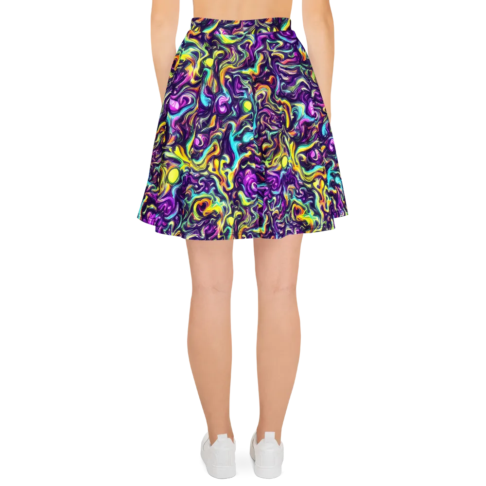 Violet Riverstone on Skater Skirt — Back
