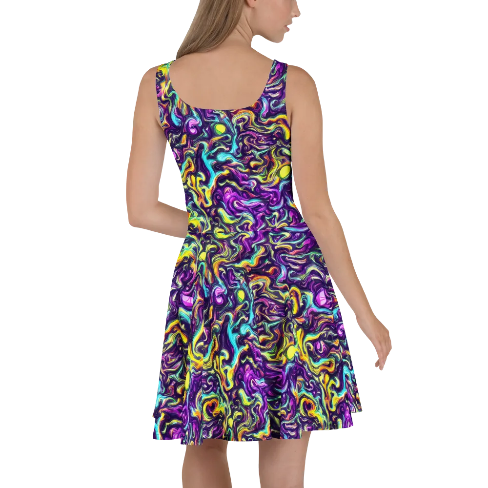 Violet Riverstone on Skater Dress — Back