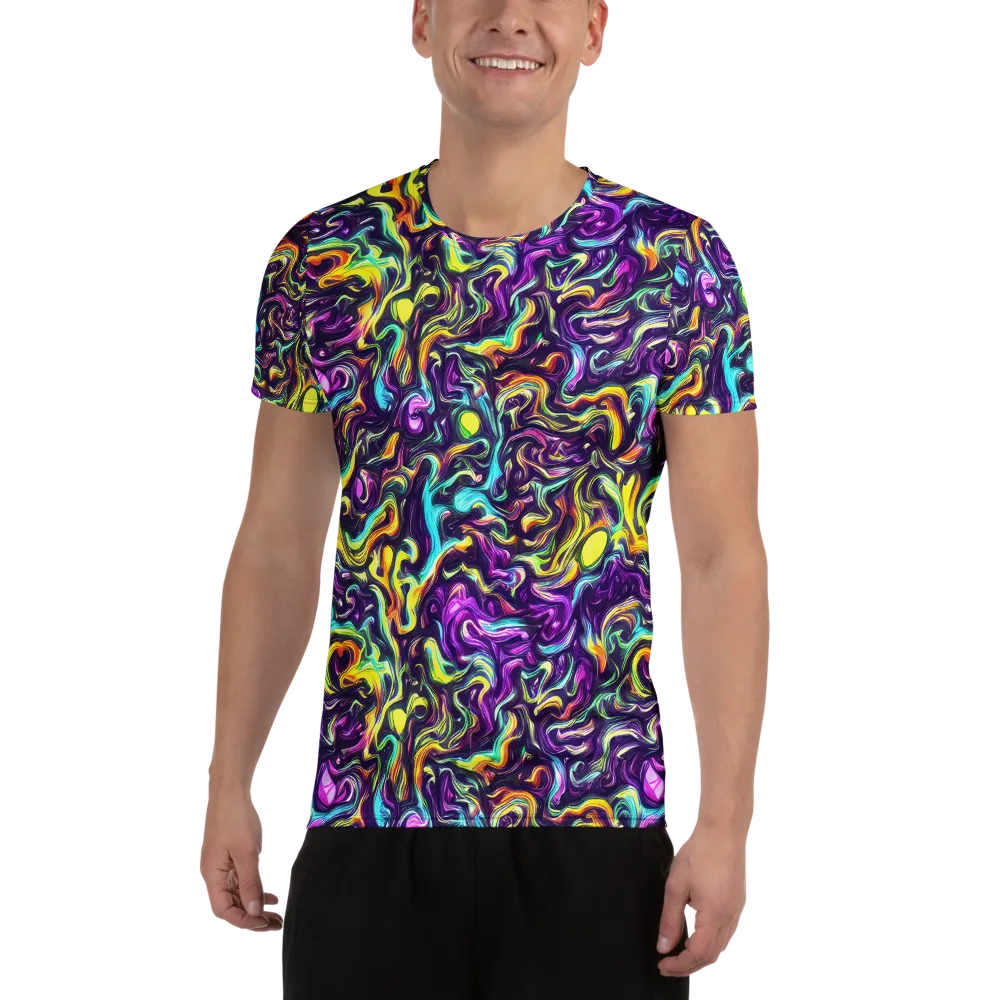 Violet Riverstone on Men's Athletic T-Shirt — Front