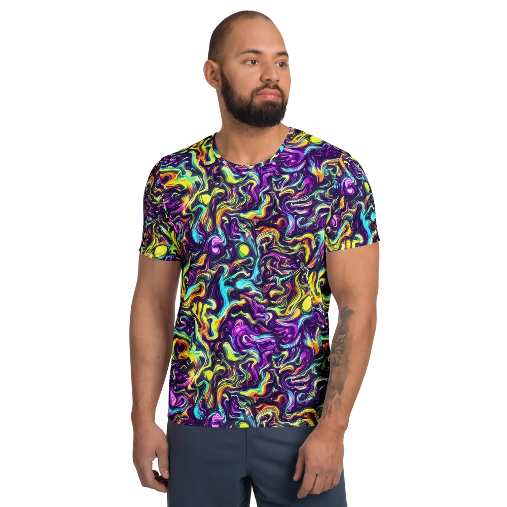 Violet Riverstone on Men's Athletic T-Shirt — Front