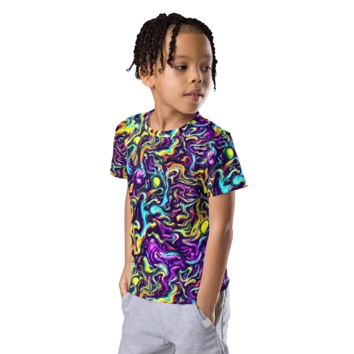 Violet Riverstone on a Kids Crew Neck T-Shirt