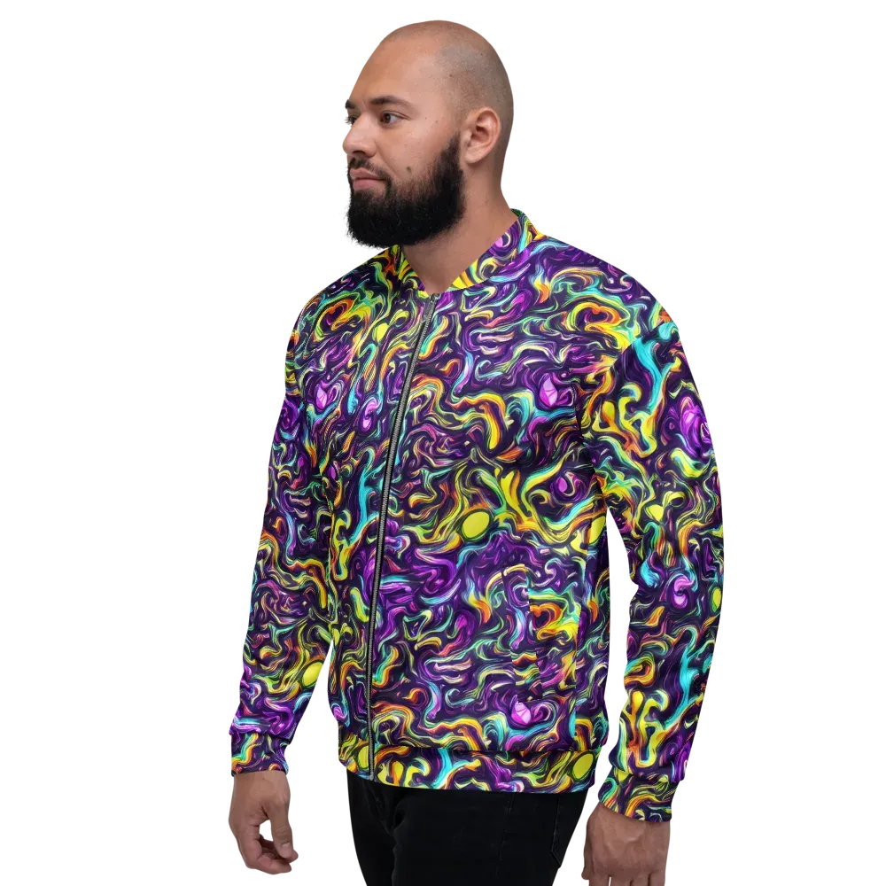 Violet Riverstone on Bomber Jacket — Left