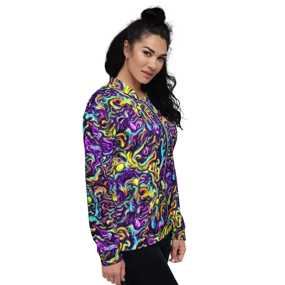 Violet Riverstone on Bomber Jacket — Right