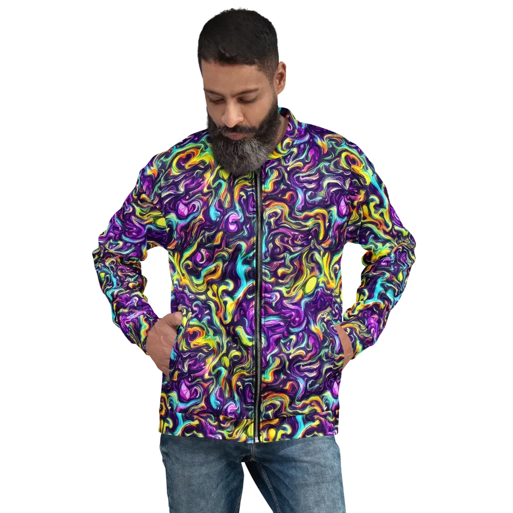 Violet Riverstone on Bomber Jacket — Front