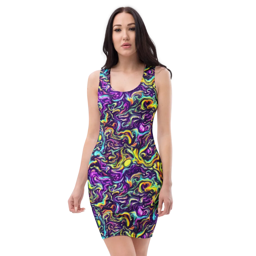 Violet Riverstone on Bodycon Dress — Front