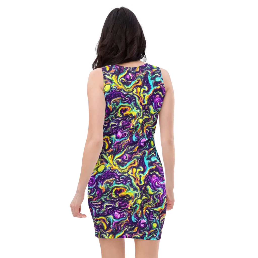 Violet Riverstone on Bodycon Dress — Back