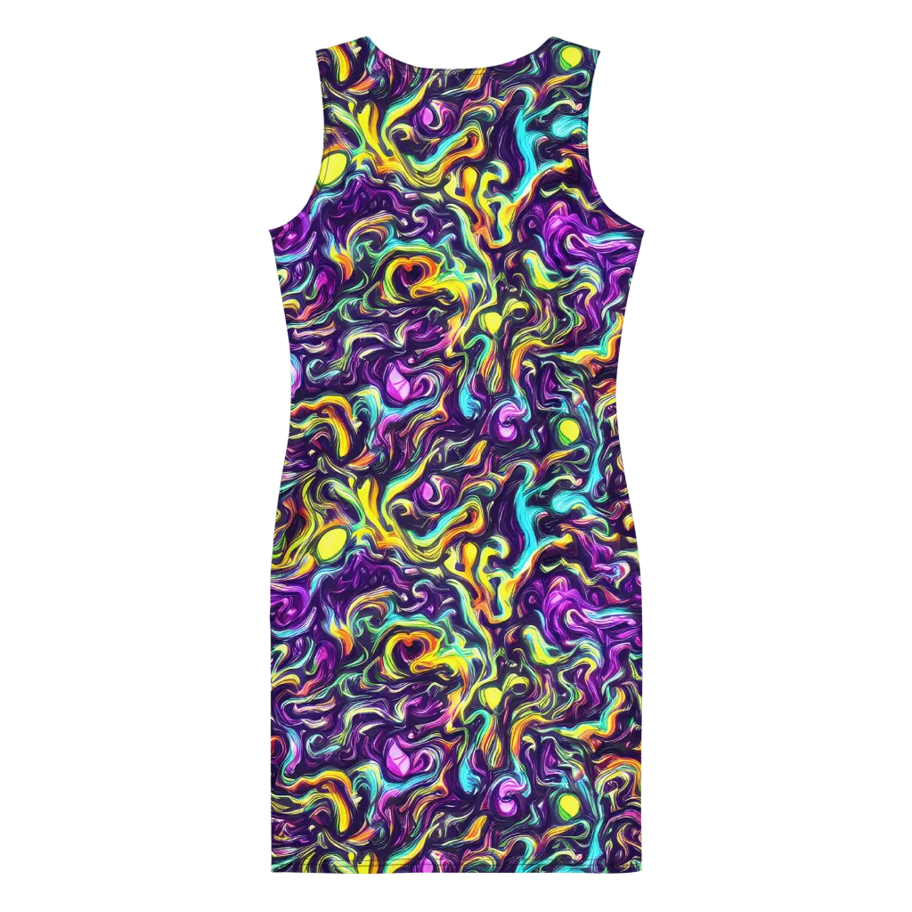 Violet Riverstone on Bodycon Dress — Back