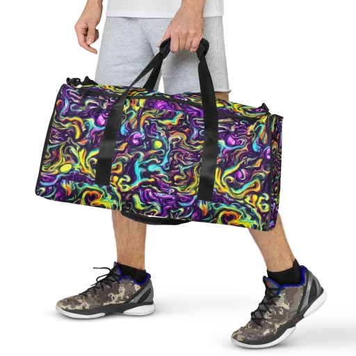Violet Riverstone on a Duffle Bag