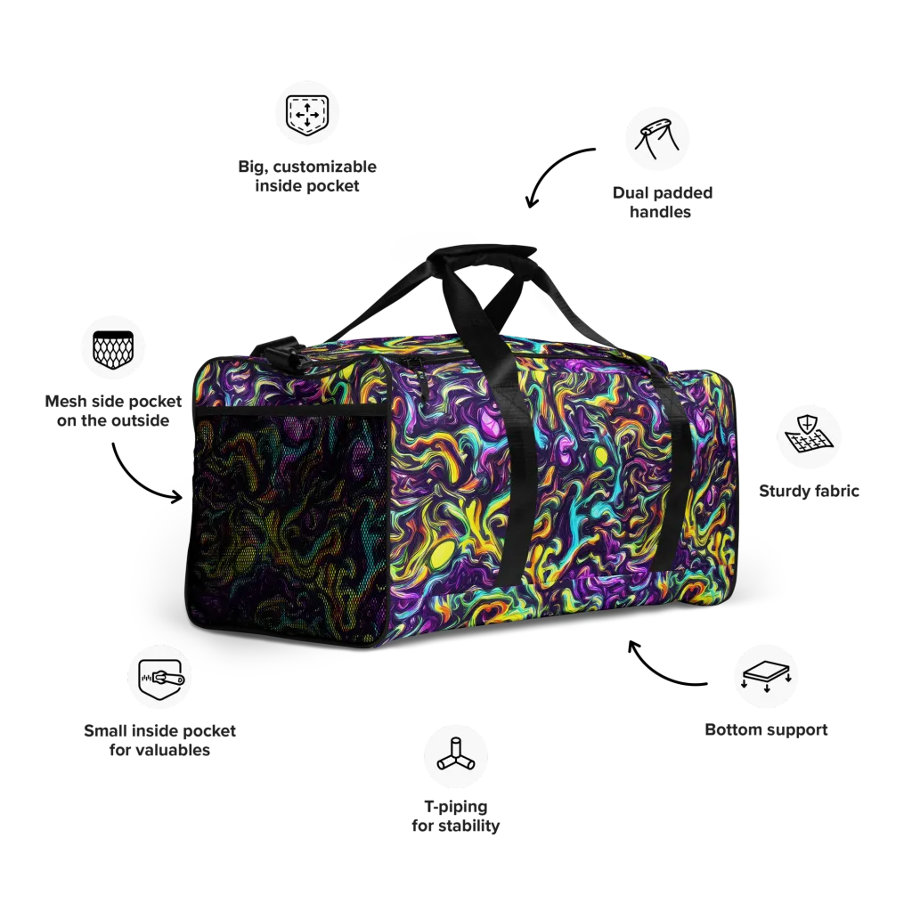 Violet Riverstone on Duffle Bag — Right Front