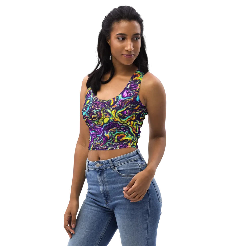 Violet Riverstone on Crop Top — Left Front