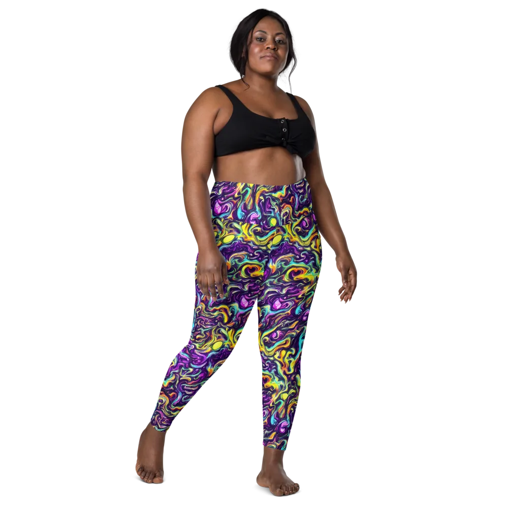 Violet Riverstone on Leggings with Pockets — Front