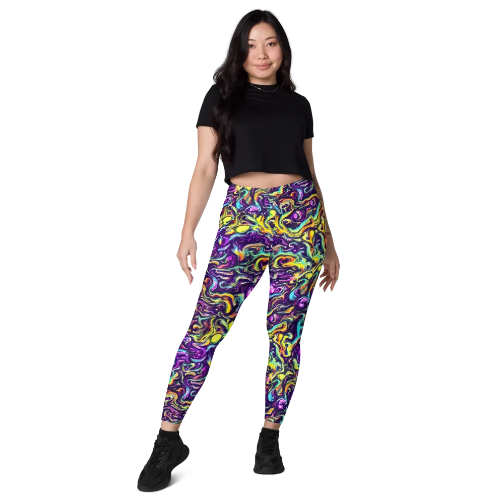 Violet Riverstone on Leggings with Pockets — Front
