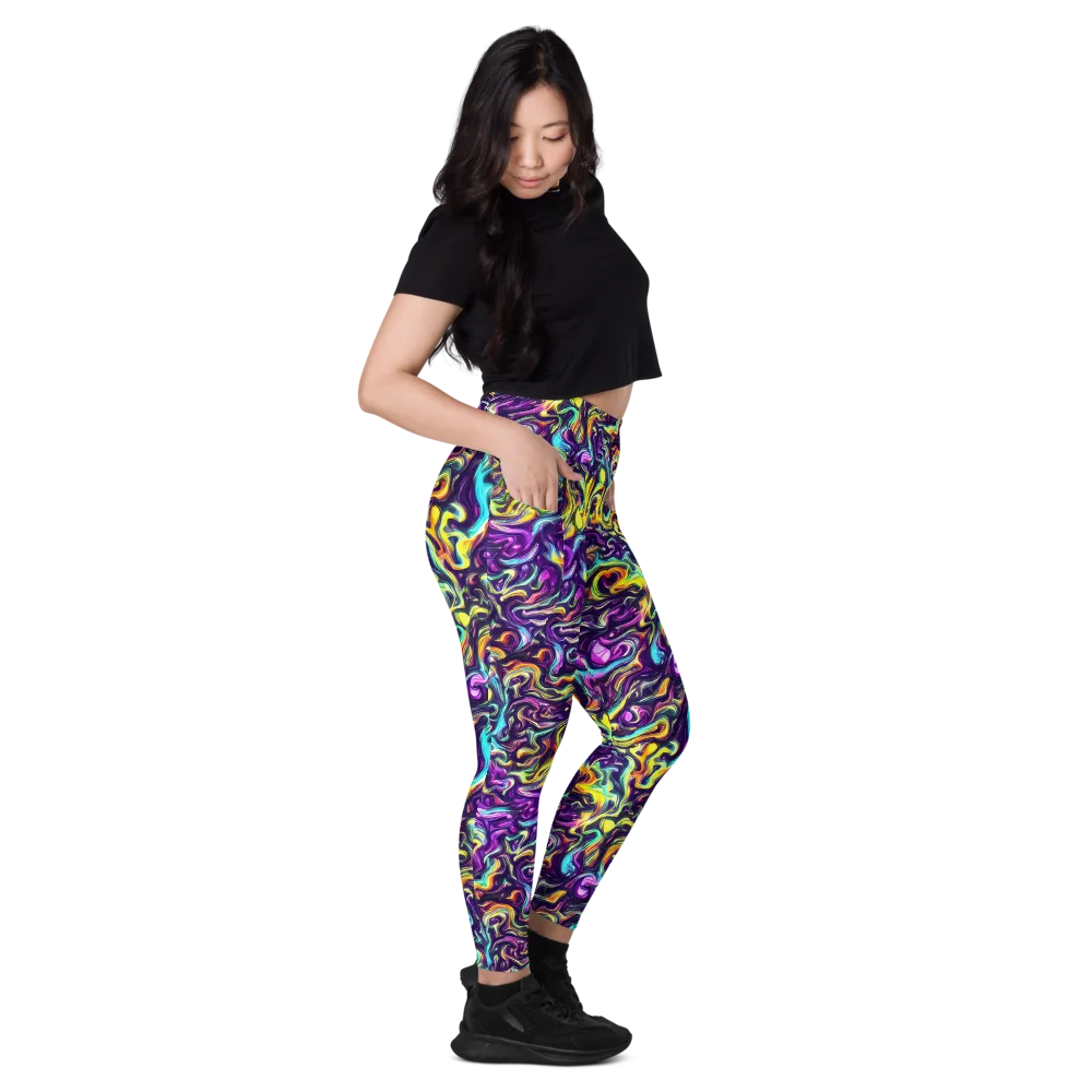 Violet Riverstone on Leggings with Pockets — Right