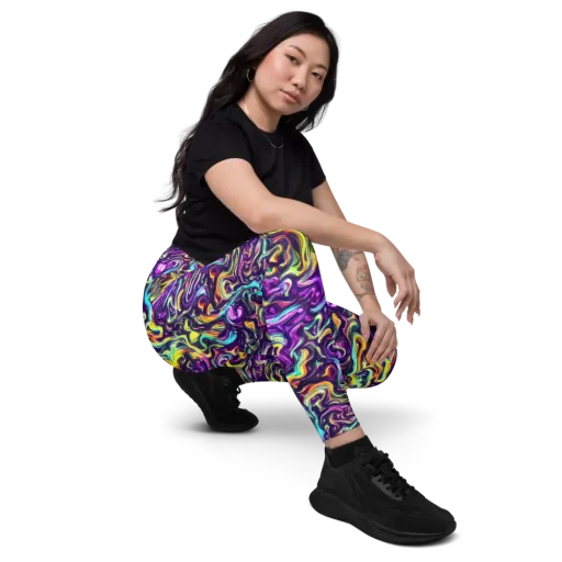 Violet Riverstone on a Leggings with Pockets