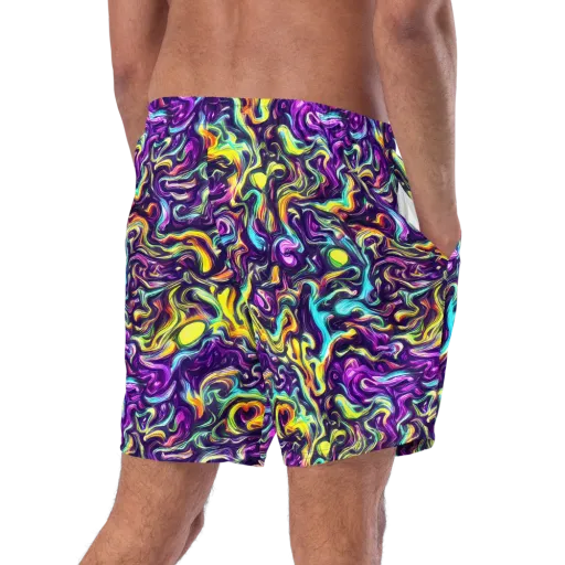 Violet Riverstone on a Swim Trunks