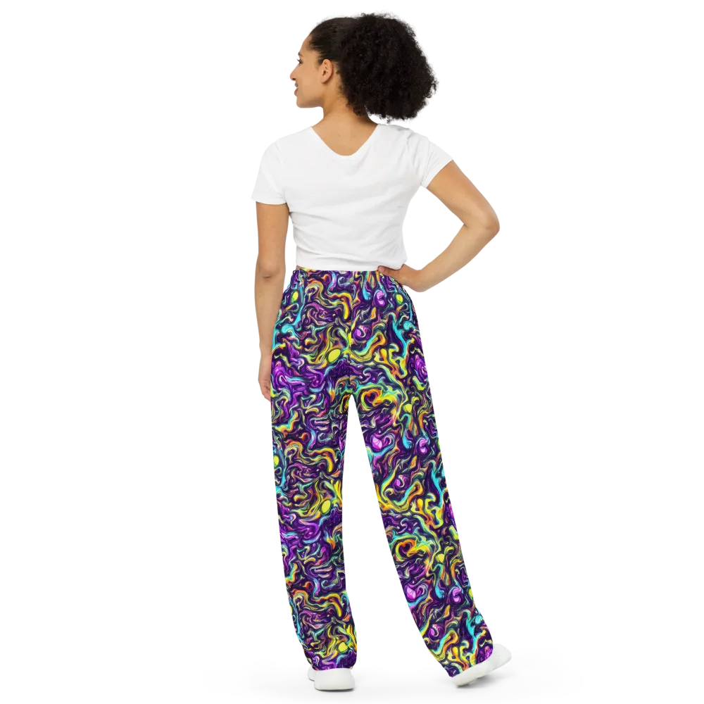 Violet Riverstone on Wide-Leg Pants — Back