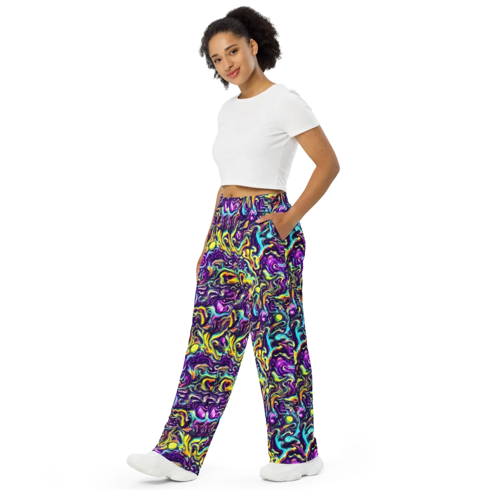 Violet Riverstone on Wide-Leg Pants — Left Front