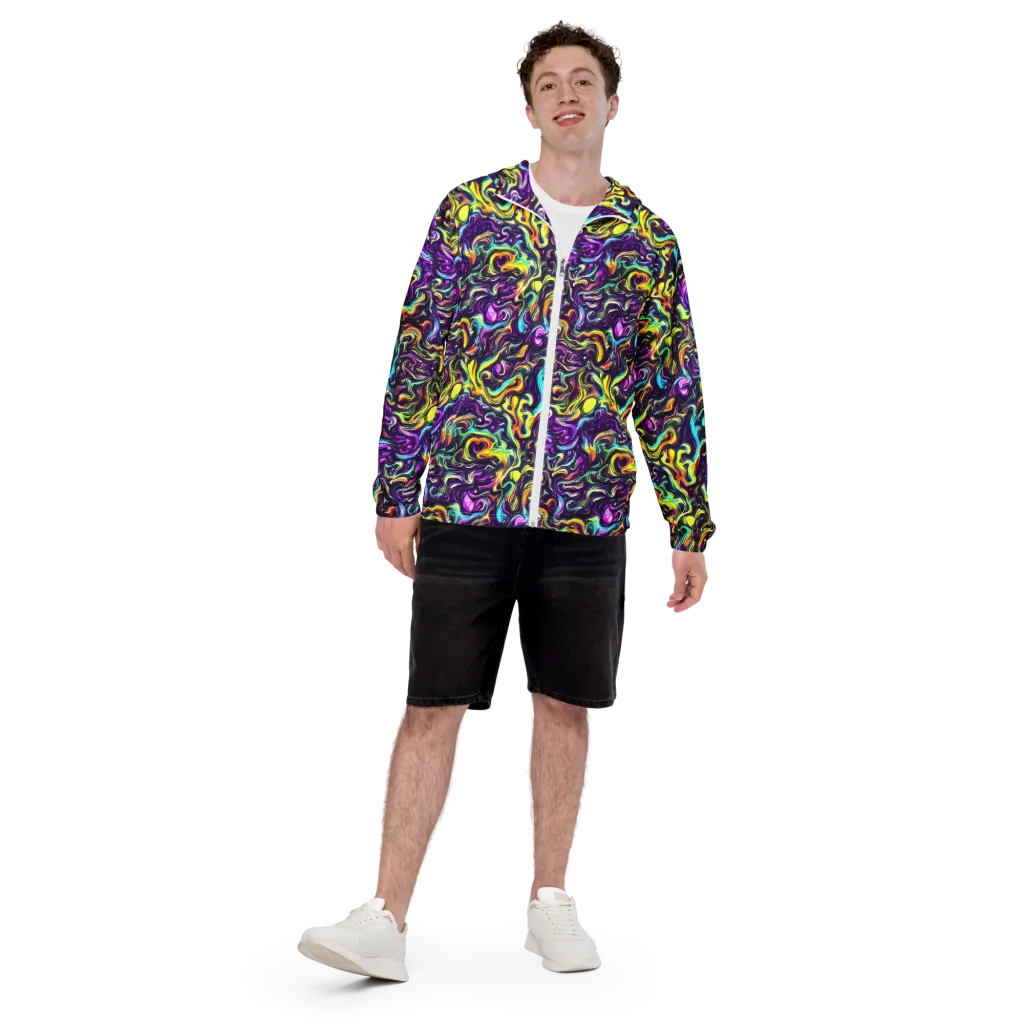 Violet Riverstone on Men's Windbreaker — Front