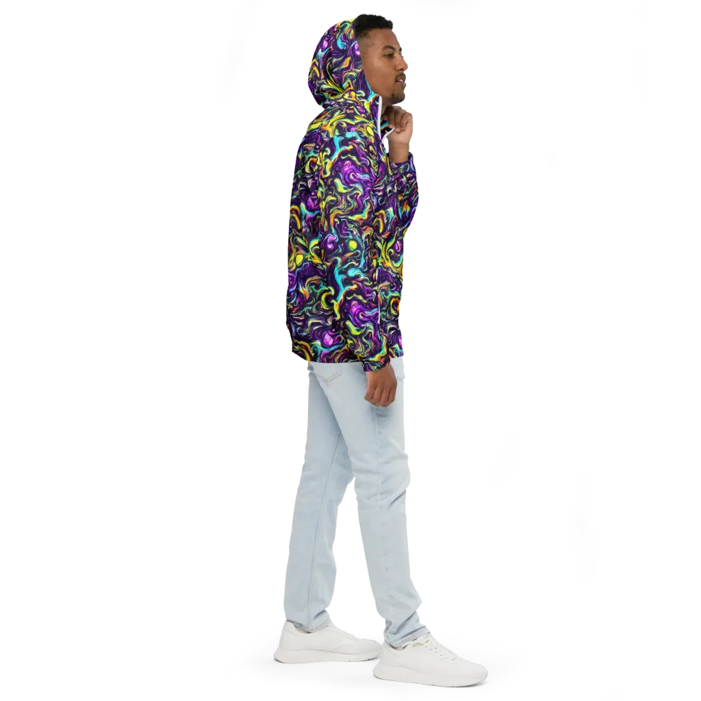 Violet Riverstone on Men's Windbreaker — Right