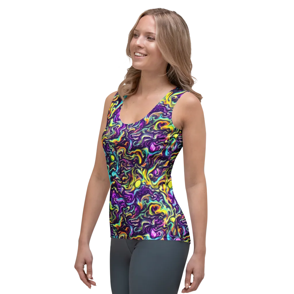 Violet Riverstone on Women's Tank Top — Left Front