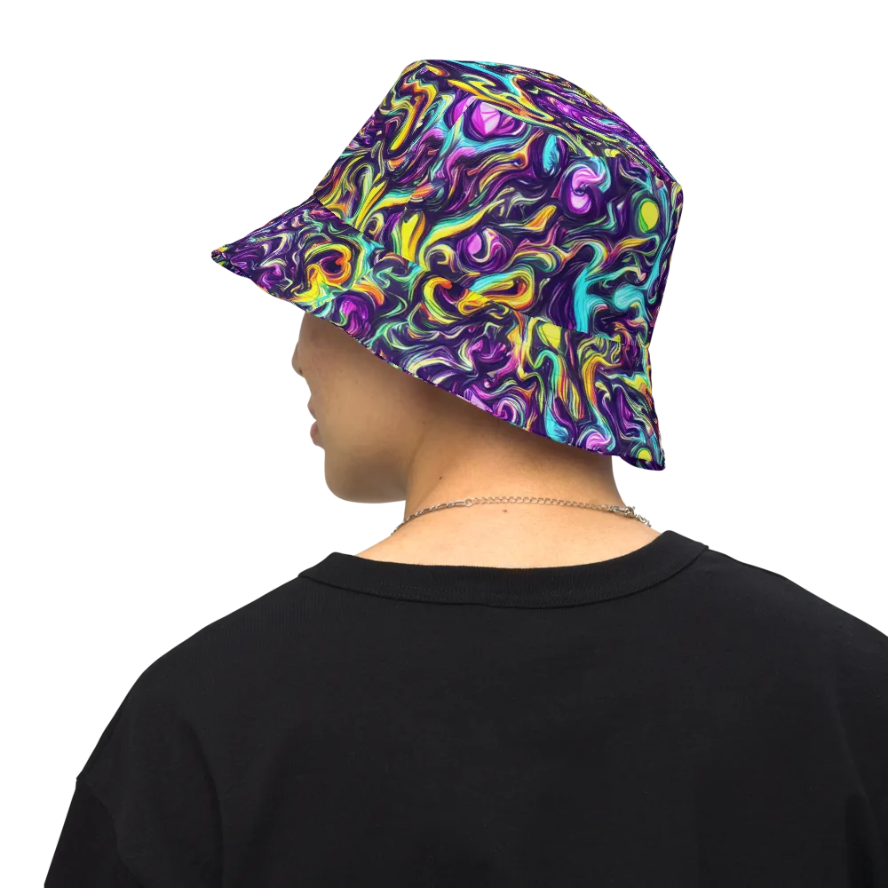 Violet Riverstone on Reversible Bucket Hat — Back Inside