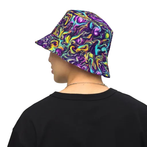 Violet Riverstone on a Reversible Bucket Hat
