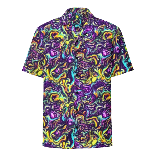 Violet Riverstone on a Button Shirt
