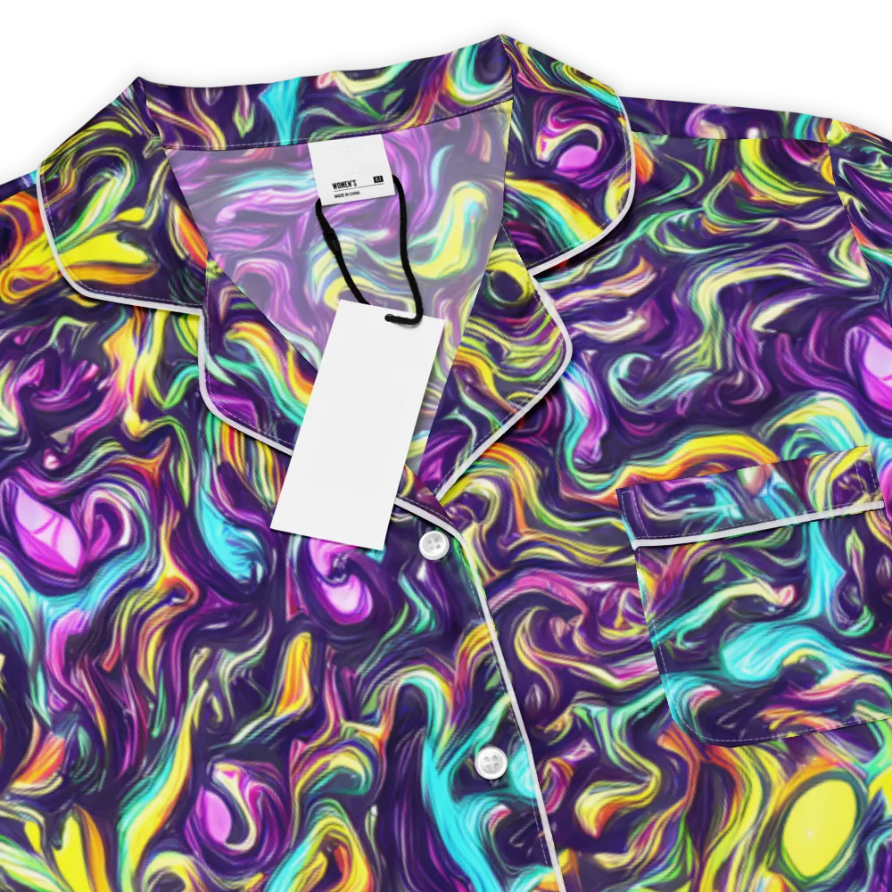 Violet Riverstone on Women's Short Sleeve Pajama Top — Product details