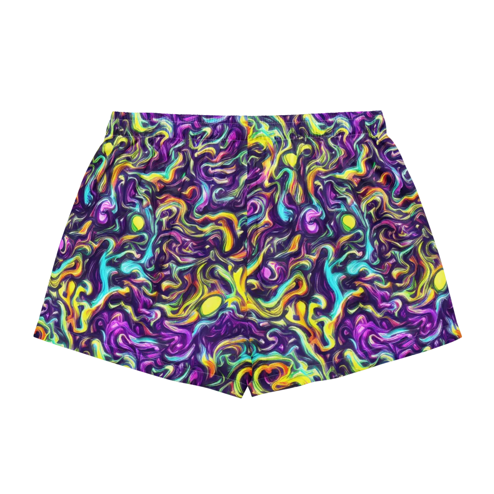 Violet Riverstone on Women's Pajama Shorts — Back