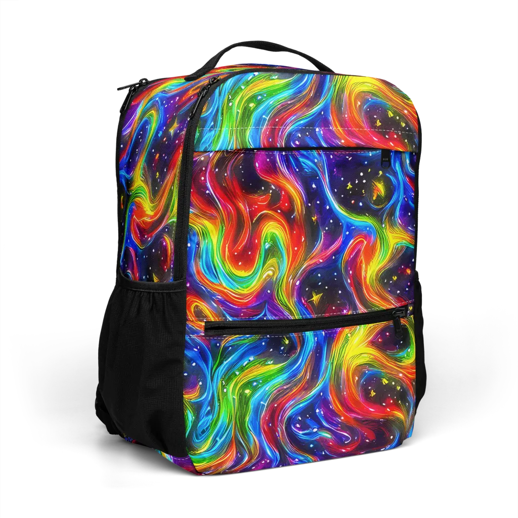 Rainbow Eclipse on Utility Backpack — Right Front