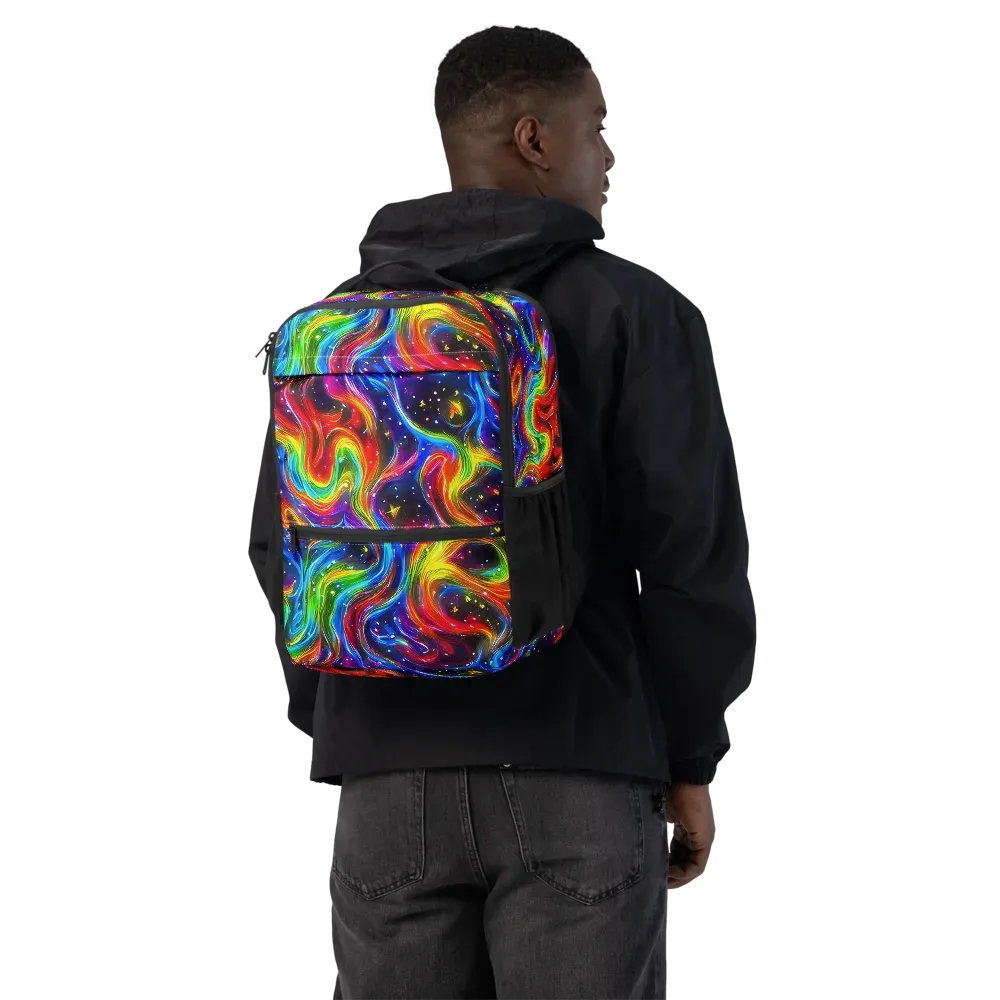 Rainbow Eclipse on Utility Backpack — Back