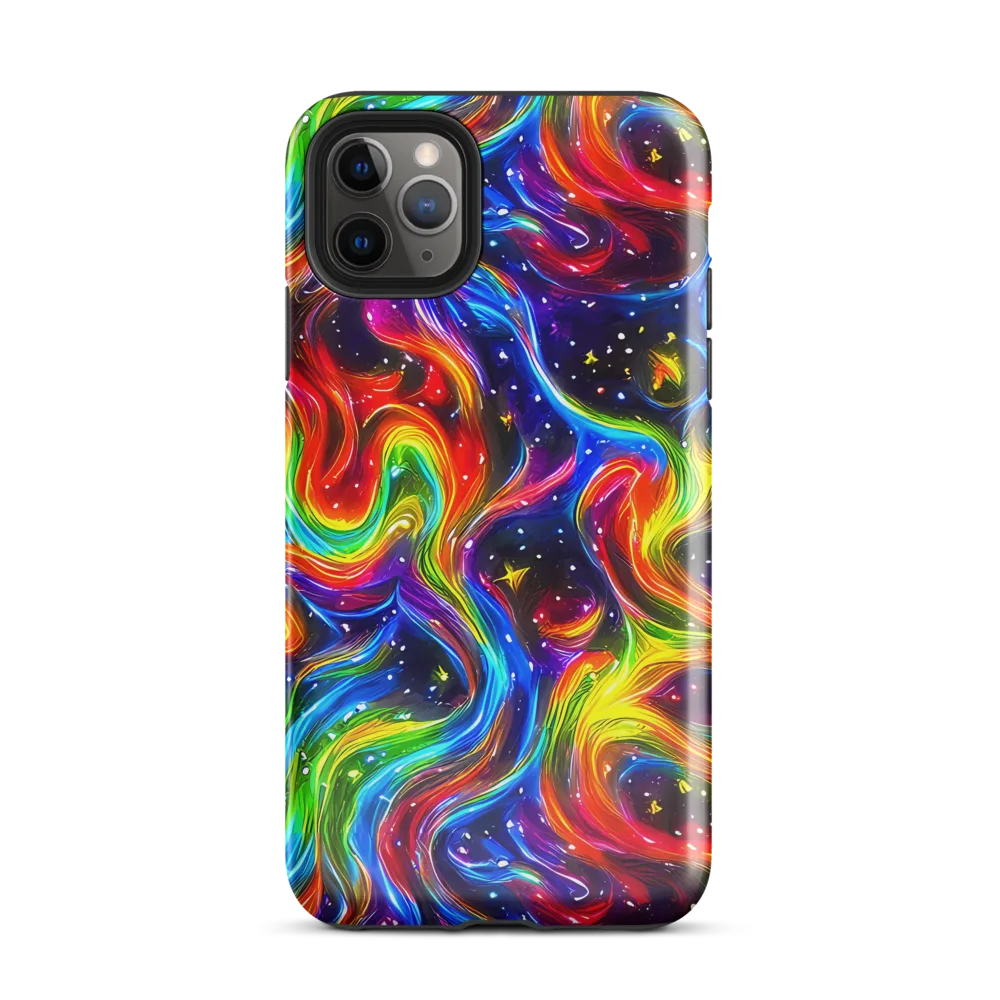 Rainbow Eclipse on Tough Case for iPhone® — Front