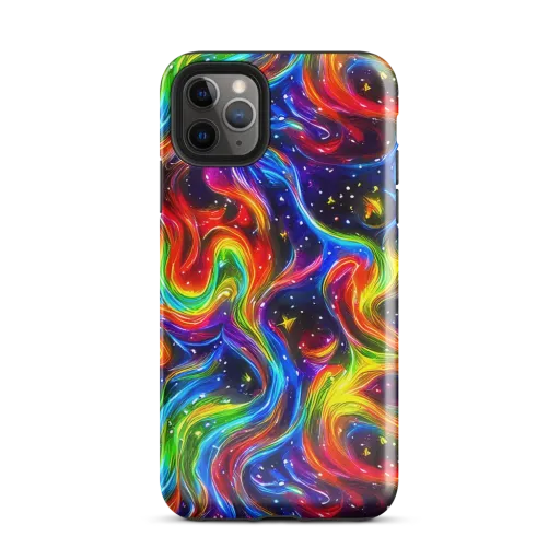 Rainbow Eclipse on a Tough Case for iPhone®