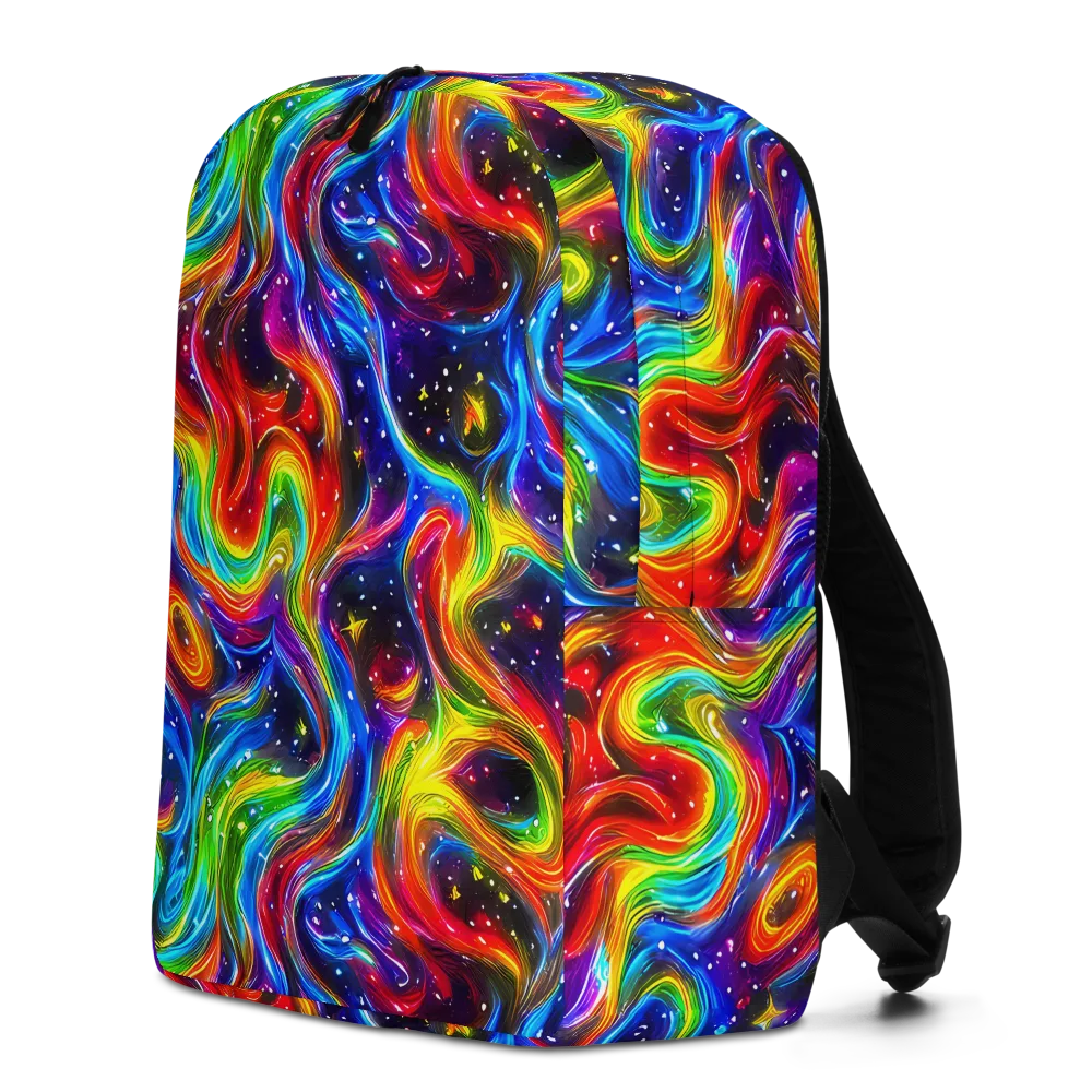 Rainbow Eclipse on Minimalist Backpack — Left