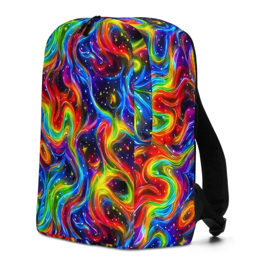 Rainbow Eclipse on a Minimalist Backpack